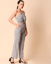 Grey Tube and Pants Co-ord Set
